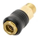 Быстроразъемное соединение с наружной резьбой 3/8", латунь INTERTOOL PT-1819
