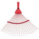 Грабли веерные усиленные, 22 круглых прута INTERTOOL FT-3003
