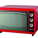 Электродуховка з тайм. (1300Вт) 40л (красная) ТМ"ASEL"
