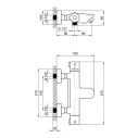 QTAP INSPAI-THERM СМЕСИТЕЛЬ ДЛЯ ВАННЫ ТЕРМОСТАТИЧЕСКИЙ QTINSCRMT300800 CHROME