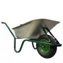 Тачка оцинкованная с цельной рамой Limex (85 л, 150 кг) (120-4011)