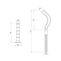 SD Крепеж на алюм. рад. 9*170мм SD112170
