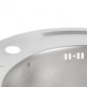 Кухонная мойка Lidz 490-A 0,6 мм Satin