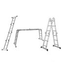 Шарнирная лестница Werk LC2412 4x3 с рабочей площадкой