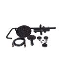 Lidz Aria 1031 Душевая система для кабины на три потребителя (с изливом) (k35) Black