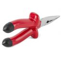Длинногубцы прямые 160мм, диэлектрические, CrV 6150 INTERTOOL NT-0326