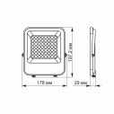 LED прожектор PREMIUM VIDEX F2 30W 5000K (VL-F2-305G)